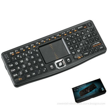 2.4GHz Mini Wireless Backlit Keyboard with Dpi Adjustable Touchpad for Android TV Box, Tablet PC, HTPC, IPTV - Zw-51007 (MWK03)